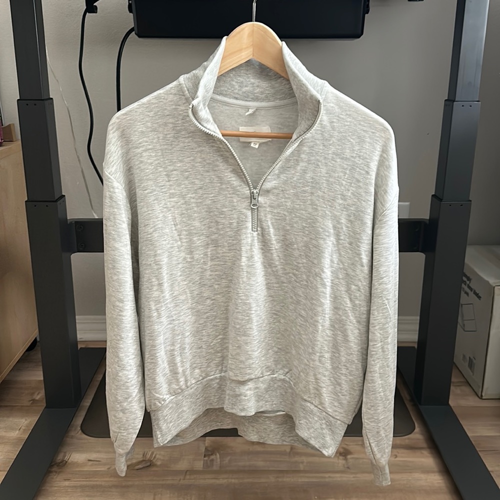 Lou & Grey • 1/4 Zip Hoodie • XS • NWT